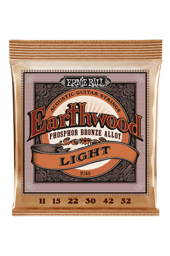 Ernie Ball Earthwood Acoustic Guitar 2148 Phosphor Bronze Light 11-52