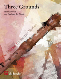   Three Grounds: Recorder Quartet : SATB: ( 	Henry Purcell)