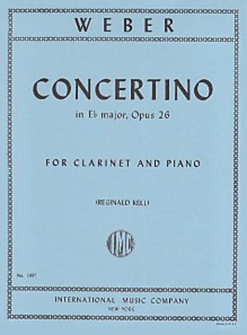 Concertino Eb Major Op.26: Clarinet & Piano (International)