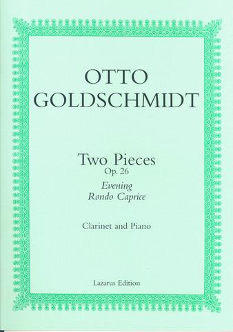 2 Pieces Op 26: Clarinet & Piano