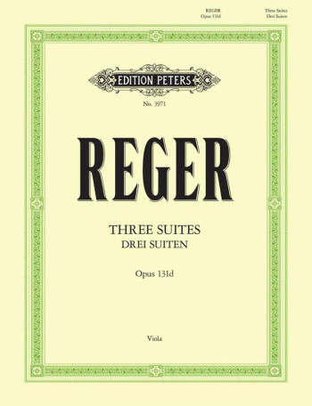 Three Suites Op131d: Viola Solo (Peters)