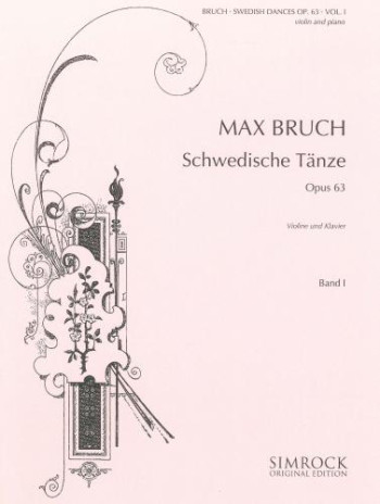 Swedish Dances Book1: Op63: Violin And Piano (Simrock)