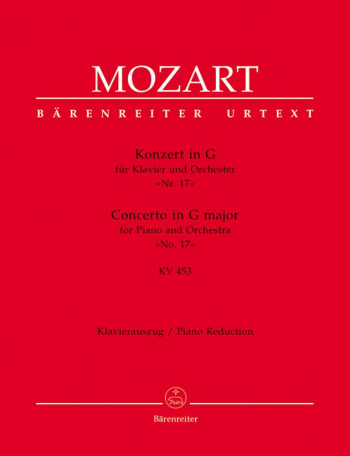 Concerto: G Major: KV543: No.17:  Piano Reduction   (Barenreiter)