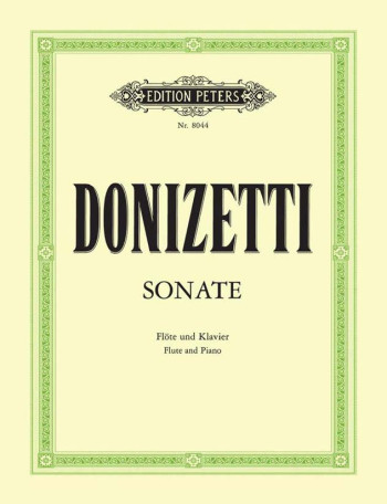 Flute Sonata: Flute And Piano (Peters)