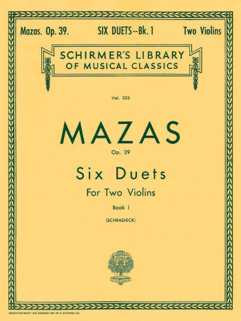 6 Duets Op39 Book 1 & 2 Violins