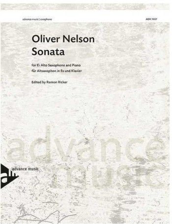 Sonata: Alto Saxophone & Piano Arr Ricker (Advance)