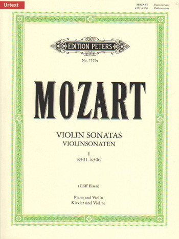 Sonatas Complete Vol.1: Violin and Piano (Peters)