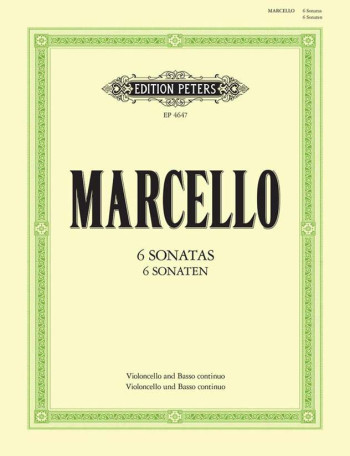 6 Sonatas OP.2: Cello & Piano (Peters)