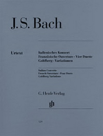 Italien Concerto: French Concerto: Goldberg Variation: Piano  (Henle)