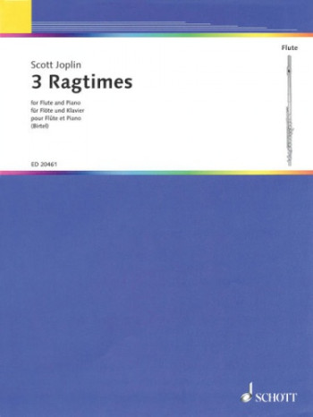 Scott Joplin: 3 Ragtimes: Flute & Piano