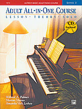 Alfred's Adult All In One Course Level 2: Piano Book & Cd