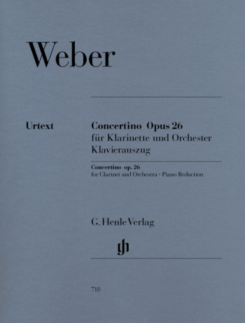 Concertino Eb Major Op.26: Clarinet & Piano (Henle)