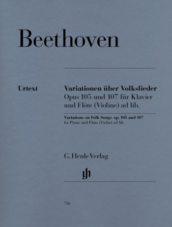 Variations On Folk Songsfor Flute & Piano (Henle HN716)