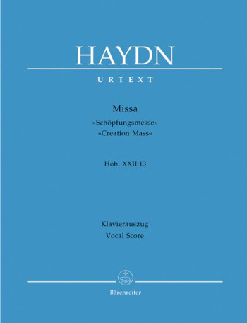 Missa In B-flat Major Hob.XXII:13 "Creation Mass" Vocal Score (Barenreiter)