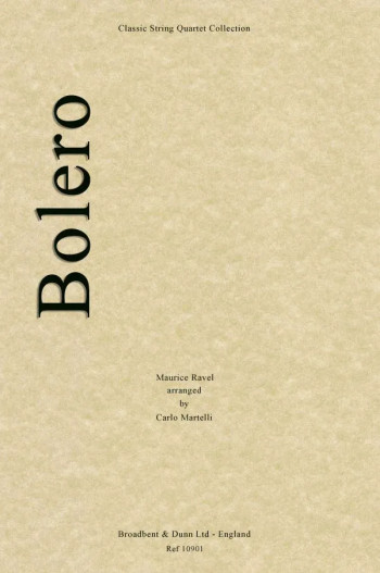 Bolero: String Quartet Set of Parts