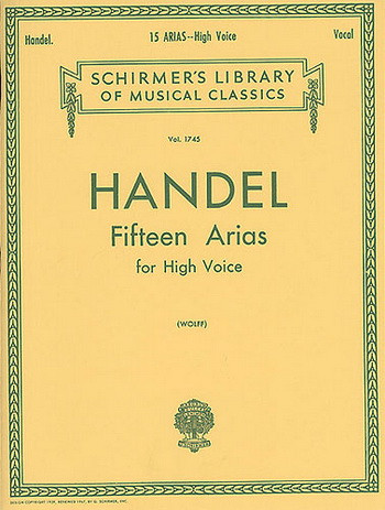 15 Arias: High Voice Ita: Eng (Lb1745)
