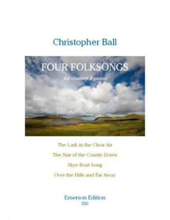 Four Folksongs: Clarinet & Piano (Emerson)