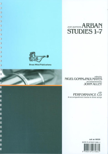 Studies 1-7: Trumpet & Piano: Book & Audio  (Brasswind)