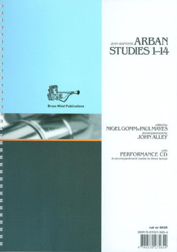 Studies 1-14 Trumpet & Piano: Book & Audio (Brasswind))