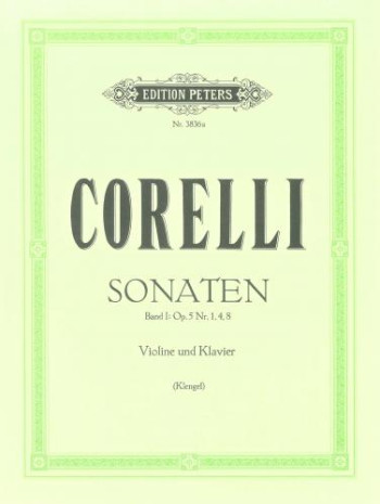 Sonatas Vol.1 Op.5: Violin and Piano (Peters)