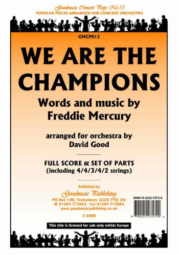 Are The Champions: Orchestra: Scandpts (Good)