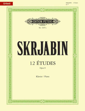 12 Etudes Op.8: Piano Solo (Peters)
