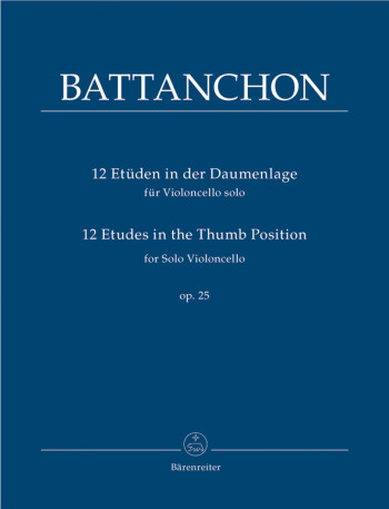 12 Studies In The Thumb Position: Cello Solo  (Barenrieter)