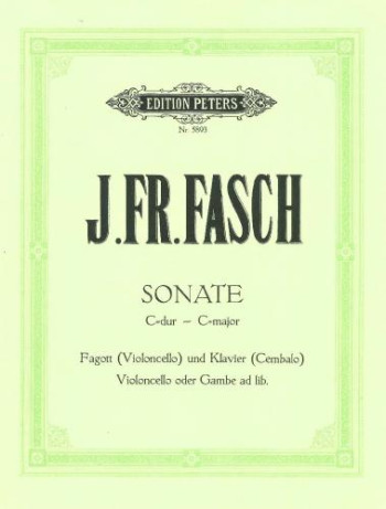 Sonata In C: Bassoon (or Cello)  & Piano (Peters)