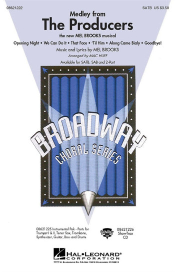 The Producers Medley: Vocal: Satb (huff)