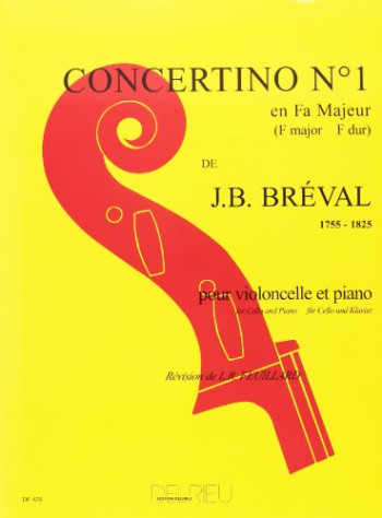 Concertino No.1 F Major: Cello & Piano (Delrieu)