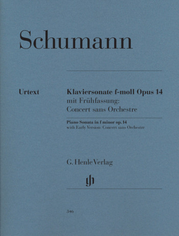 Sonata F Minor Op.14: Early Version: Concert Sans Orchestre: Piano (Henle)