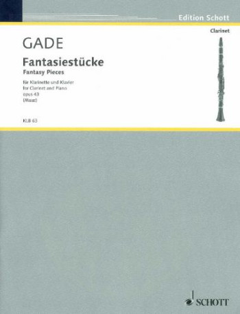 Fantasy Pieces Op.43: Clarinet (Schott)