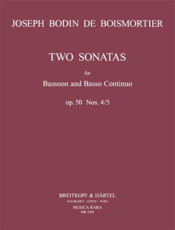 Two Sonatas 4 and 5: Op.50: Bassoon & Piano (Breitkopf)