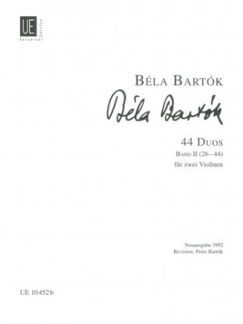44 Duos Book 2: Violin Duet (Universal)