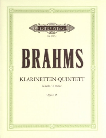 Clarinet Quintet In B Minor OP115: Clarinet Quintet: Parts (Peters)
