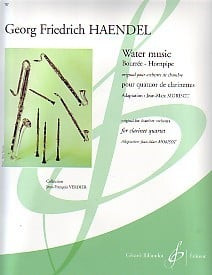Bouree and Hornpipe From Water Music: Clarinet Quartet