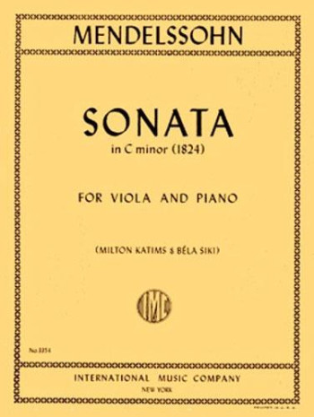 Sonata C Minor: Viola