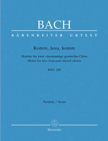 Komm Jesu Komm motet No5: Bwv229: Vocal Score