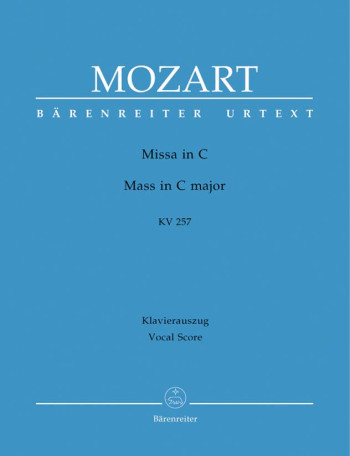 Mass In C Major: K257: Vocal Score (Barenreiter)