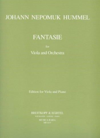 Fantasia: Viola and Orchestra (Piano) (Breitkopf)