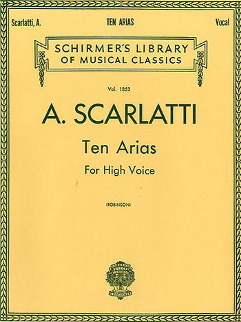 Ten Arias For High Voice & Piano (Schirmer)