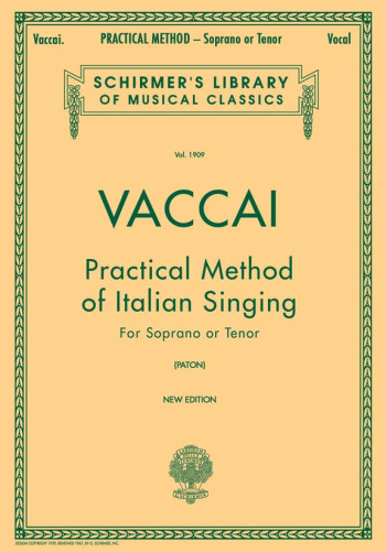 Practical Method Of Italian Singing Soprano Or Tenor (Schirmer)