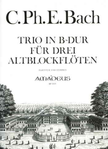Trio Bb Major Wq85: 3 Treble Recorders