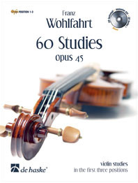 60 Studies Op.45: Position 1-3: Violin: Book and Demo Cd