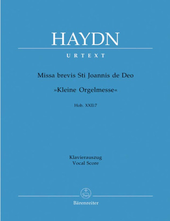 Missa Brevis: Little Organ Mass St Joannis De Deo: Vocal Score (Barenreiter)