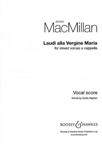 Laudi Alla Vergine Maria: Satb: Vocal Score
