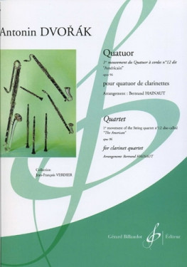 First Movement Of String Quartet No12 The American: Clarinet Quartet