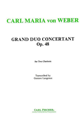 Grand Duo Concertant Op48: Clarinets