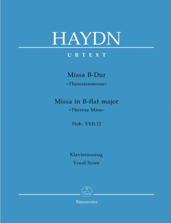 Missa Bb Major: Mass In Bb Major: Hob22 12: Vocal Score (Barenreiter)