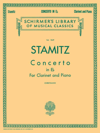 Concerto In Eb: Clarinet & Piano  (Schirmer)